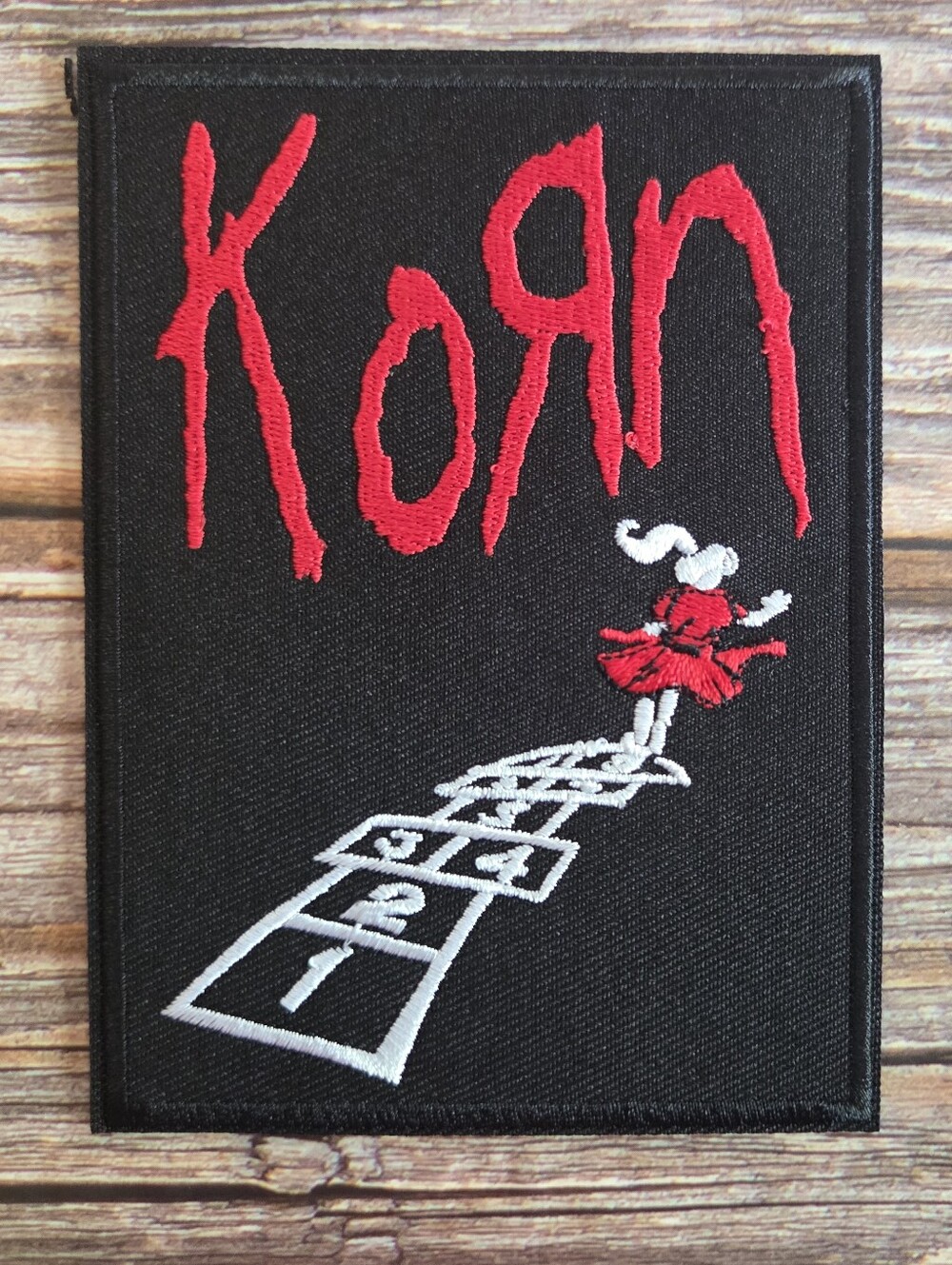 Giantm Korn Alternative Rock Vintage 90s Goth Embroidered Patch